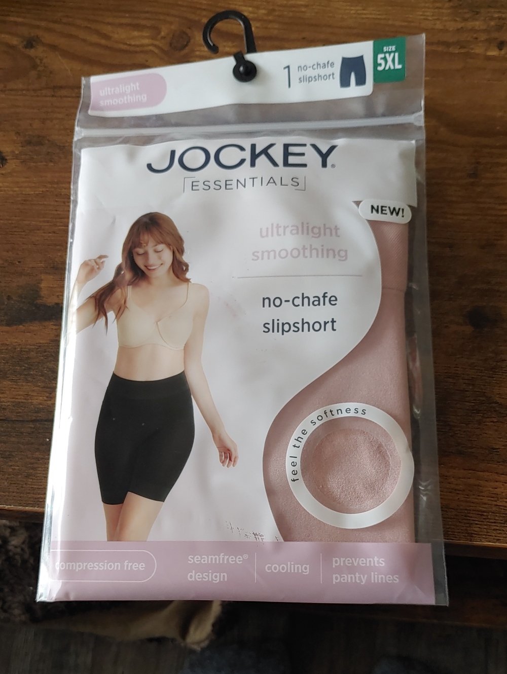 NWT Jockey Pink 5XL Ultralight Smoothing Seamfree Thigh/waist Smoother